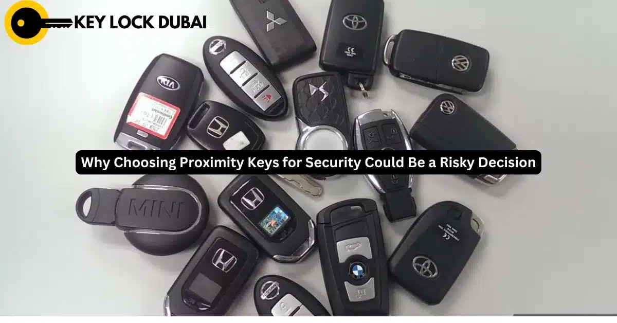 Why Choosing Proximity Keys for Security Could Be a Risky Decision