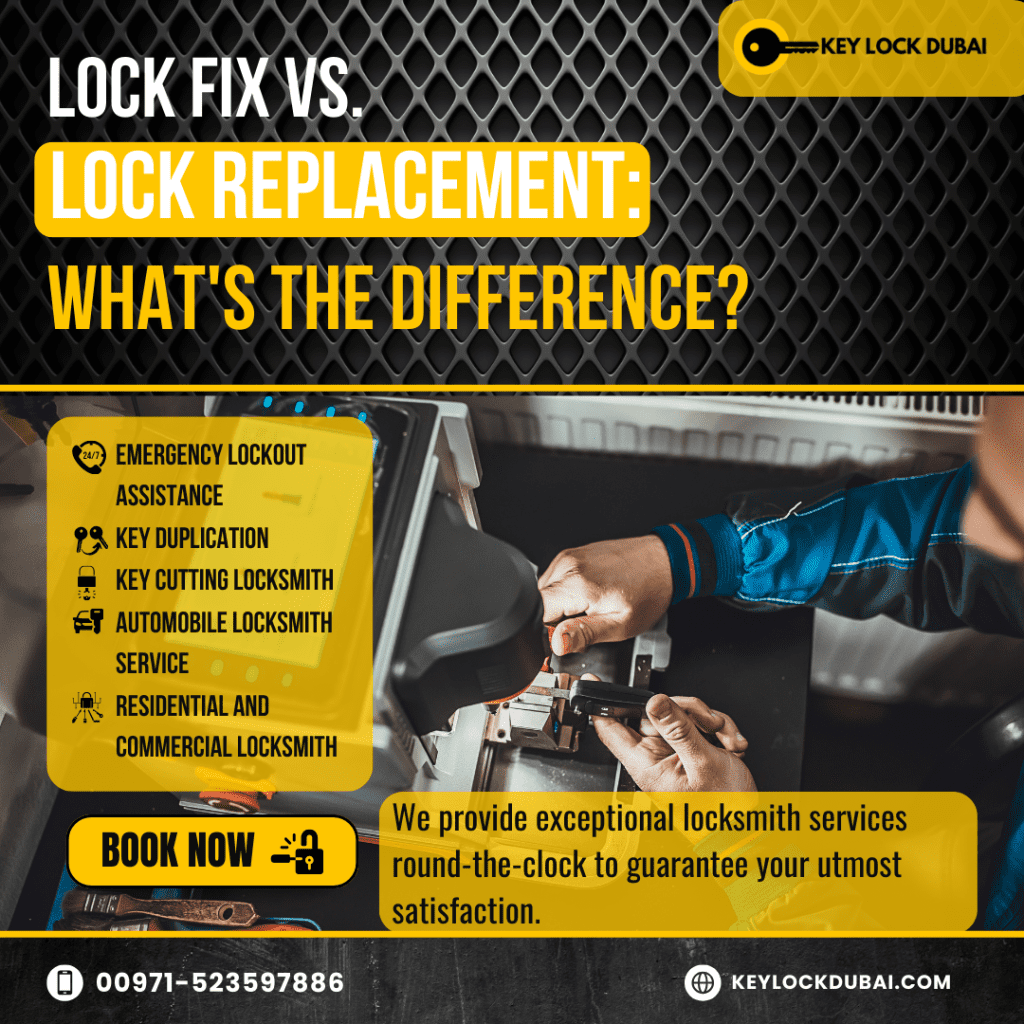 Lock Fix vs. Lock Replacement: What's the Difference?