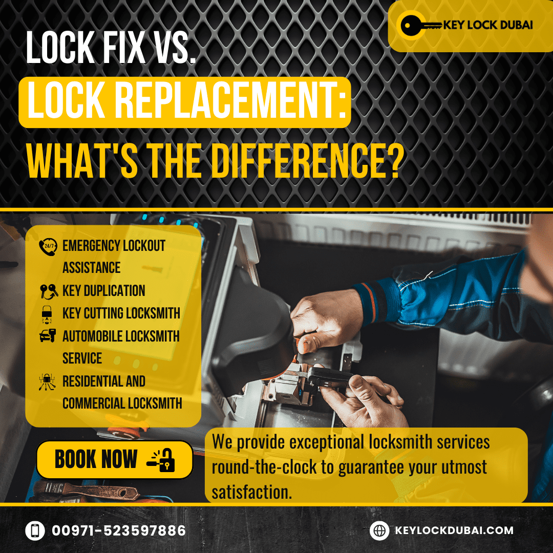 Lock Fix vs. Lock Replacement: What's the Difference?